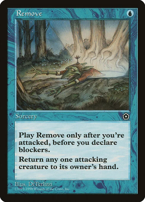 Remove, carta Magic di tipo Instant illustrata da DiTerlizzi