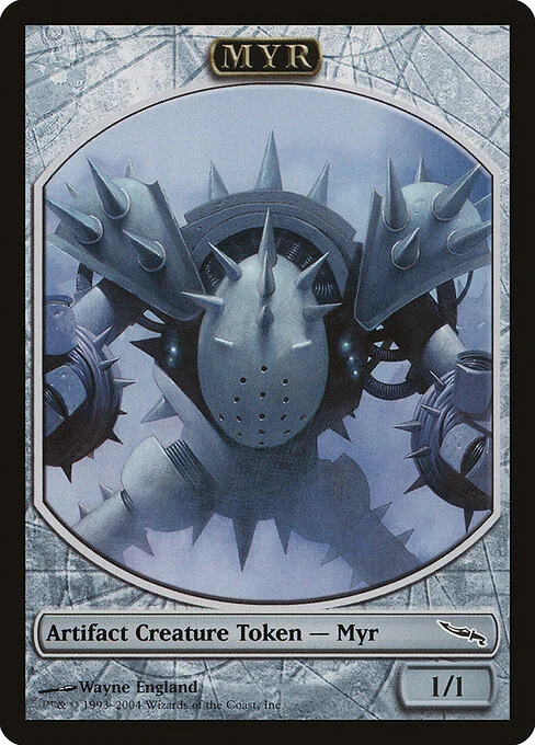 Myr, carta Magic di tipo Token Artifact Creature — Myr illustrata da Wayne England