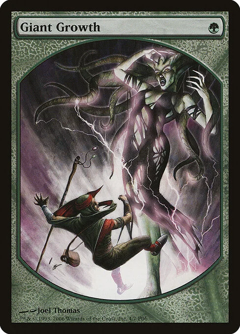 Giant Growth, carta Magic di tipo Instant illustrata da Joel Thomas