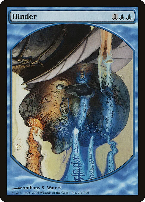 Hinder, carta Magic di tipo Instant illustrata da Anthony S. Waters