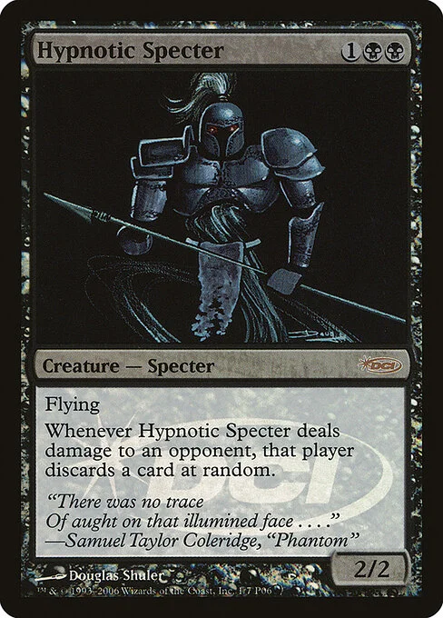 Hypnotic Specter, carta Magic di tipo Creature — Specter illustrata da Douglas Shuler