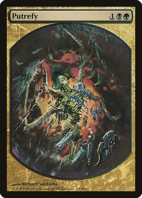 Putrefy, carta Magic di tipo Instant illustrata da Richard Sardinha