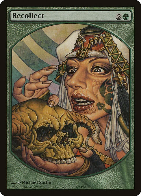 Recollect, carta Magic di tipo Sorcery illustrata da Michael Sutfin