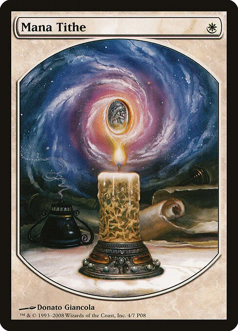 Mana Tithe, carta Magic di tipo Instant illustrata da Donato Giancola