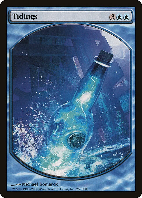 Tidings, carta Magic di tipo Sorcery illustrata da Michael Komarck