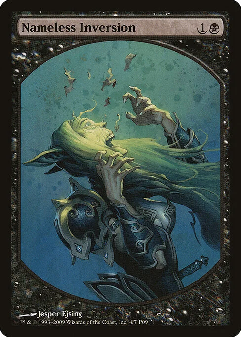 Nameless Inversion, carta Magic di tipo Kindred Instant — Shapeshifter illustrata da Jesper Ejsing