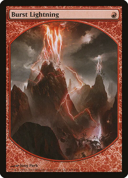 Burst Lightning, carta Magic di tipo Instant illustrata da Jung Park