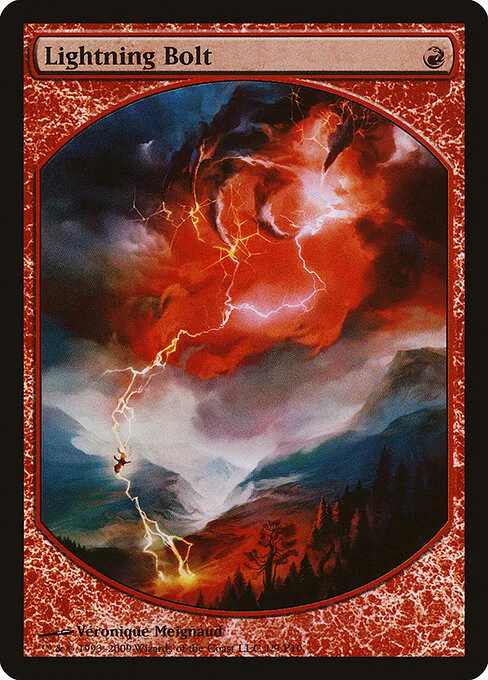 Lightning Bolt, carta Magic di tipo Instant illustrata da Véronique Meignaud