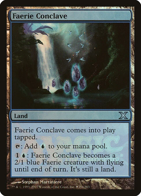 Faerie Conclave, carta Magic di tipo Land illustrata da Stephan Martiniere