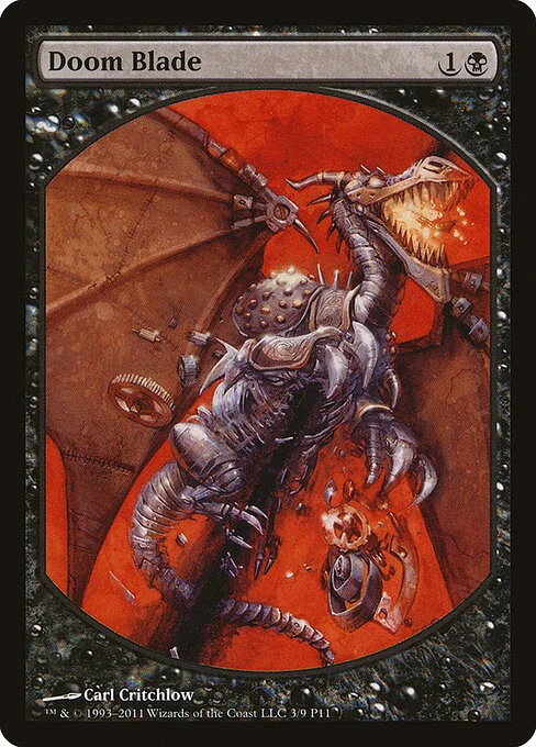 Doom Blade, carta Magic di tipo Instant illustrata da Carl Critchlow