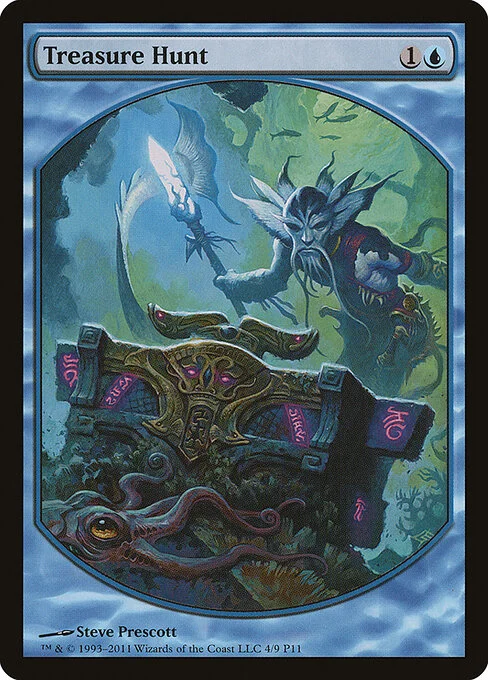 Treasure Hunt, carta Magic di tipo Sorcery illustrata da Steve Prescott