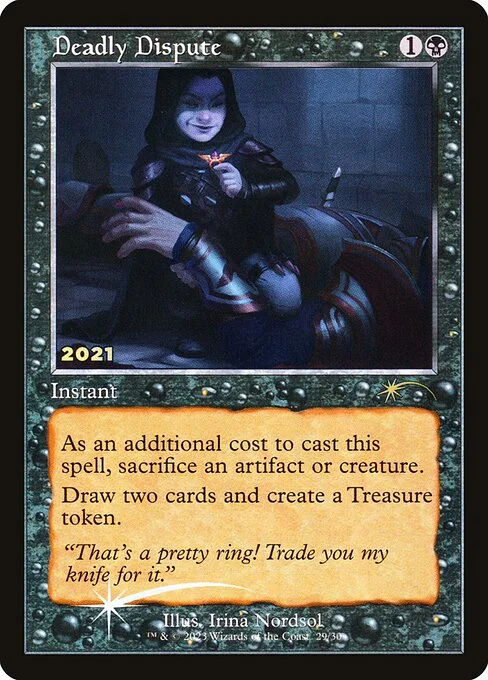 Deadly Dispute, carta Magic di tipo Instant illustrata da Irina Nordsol