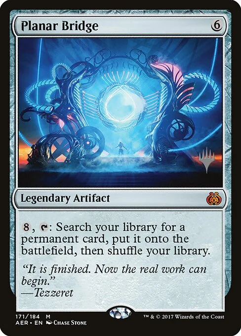 Planar Bridge, carta Magic di tipo Legendary Artifact illustrata da Chase Stone