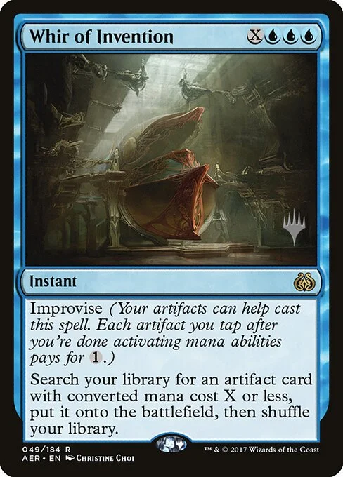 Whir of Invention, carta Magic di tipo Instant illustrata da Christine Choi