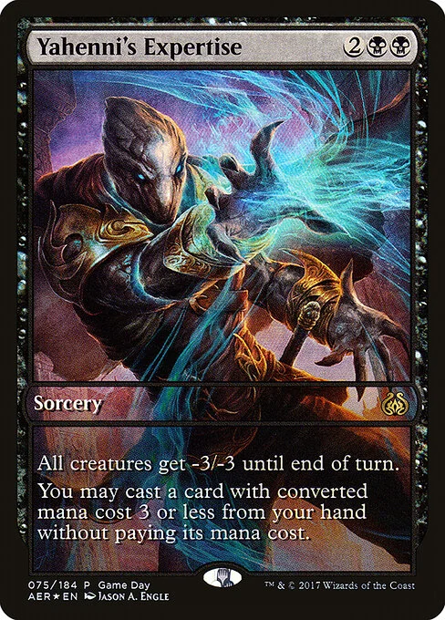 Yahenni's Expertise, carta Magic di tipo Sorcery illustrata da Jason A. Engle