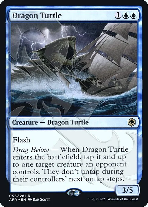 Dragon Turtle, carta Magic di tipo Creature — Dragon Turtle illustrata da Dan Murayama Scott