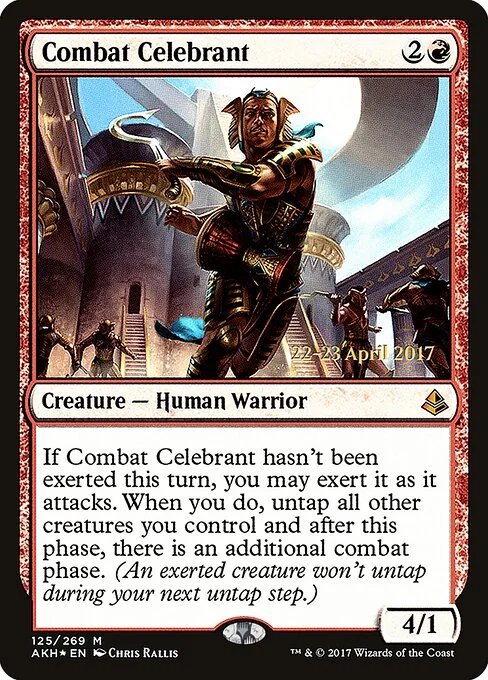 Combat Celebrant, carta Magic di tipo Creature — Human Warrior illustrata da Chris Rallis