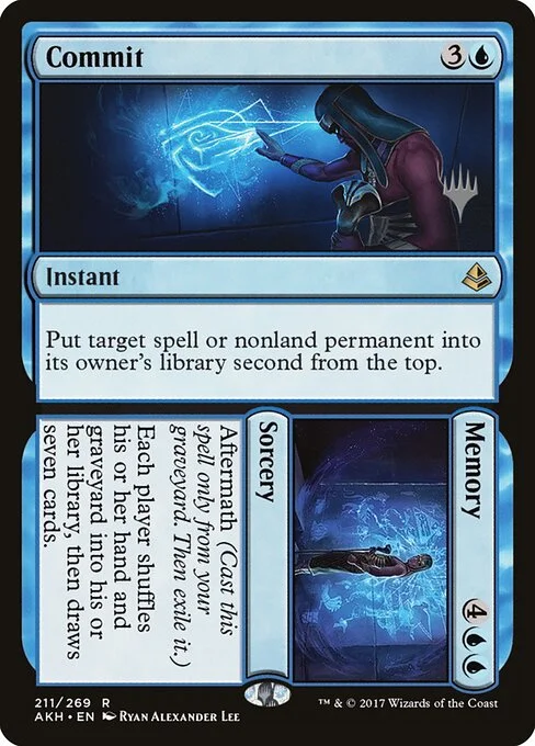 Commit // Memory, carta Magic di tipo Instant // Sorcery illustrata da Ryan Alexander Lee