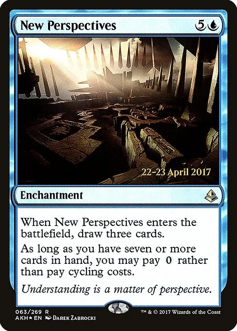 New Perspectives, carta Magic di tipo Enchantment illustrata da Darek Zabrocki