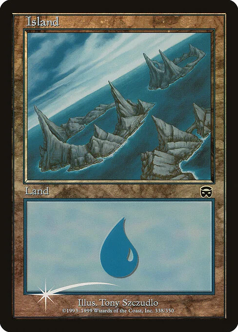 Island, carta Magic di tipo Basic Land — Island illustrata da Tony Szczudlo