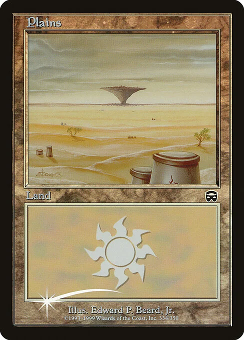Plains, carta Magic di tipo Basic Land — Plains illustrata da Edward P. Beard, Jr.