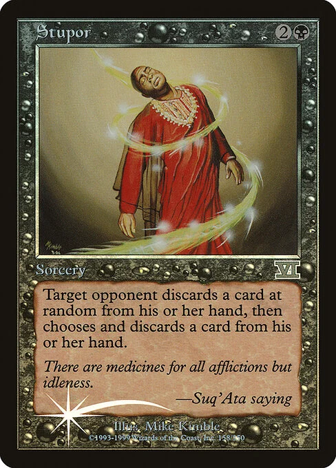 Stupor, carta Magic di tipo Sorcery illustrata da Mike Kimble