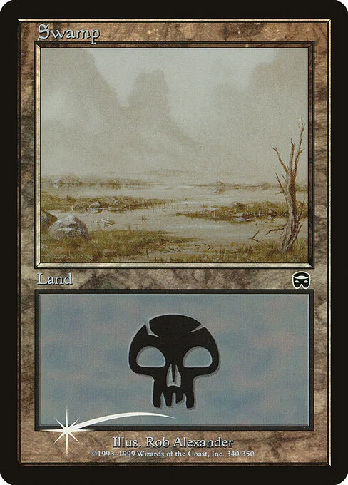 Swamp, carta Magic di tipo Basic Land — Swamp illustrata da Rob Alexander
