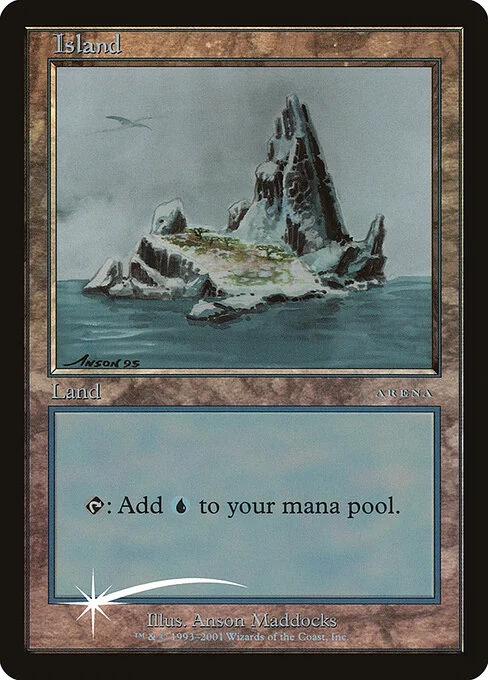 Island, carta Magic di tipo Basic Land — Island illustrata da Anson Maddocks
