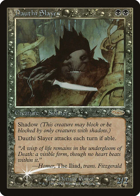 Dauthi Slayer, carta Magic di tipo Creature — Dauthi Soldier illustrata da Dermot Power