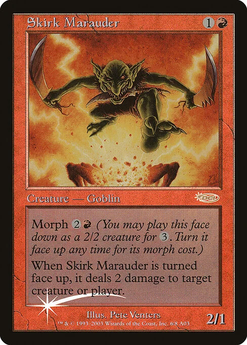 Skirk Marauder, carta Magic di tipo Creature — Goblin illustrata da Pete Venters
