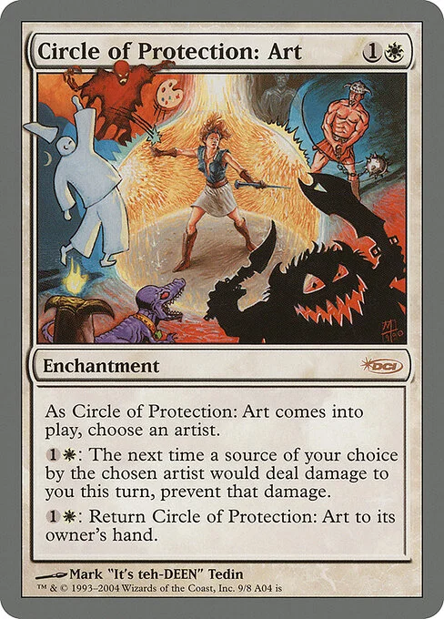 Circle of Protection: Art, carta Magic di tipo Enchantment illustrata da Mark “It’s teh-DEEN” Tedin