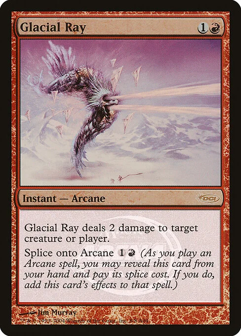 Glacial Ray, carta Magic di tipo Instant — Arcane illustrata da Jim Murray