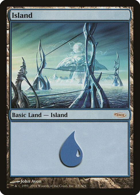 Island, carta Magic di tipo Basic Land — Island illustrata da John Avon