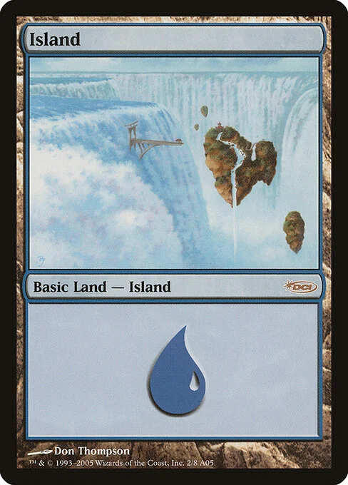 Island, carta Magic di tipo Basic Land — Island illustrata da Don Thompson