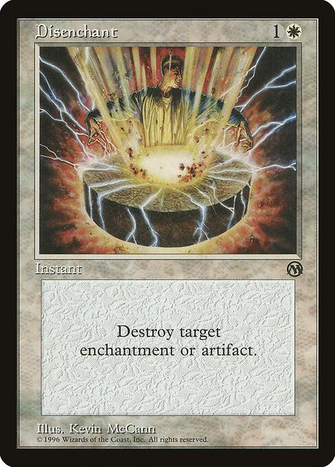 Disenchant, carta Magic di tipo Instant illustrata da Kevin McCann