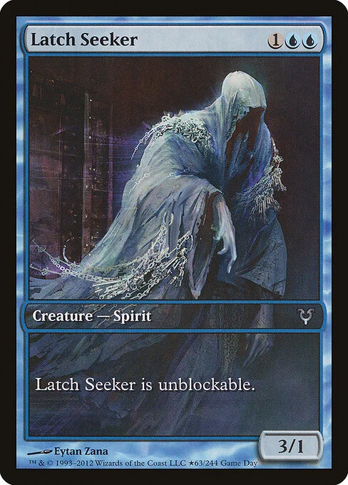 Latch Seeker, carta Magic di tipo Creature — Spirit illustrata da Eytan Zana