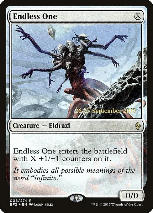Endless One, carta Magic di tipo Creature — Eldrazi illustrata da Jason Felix