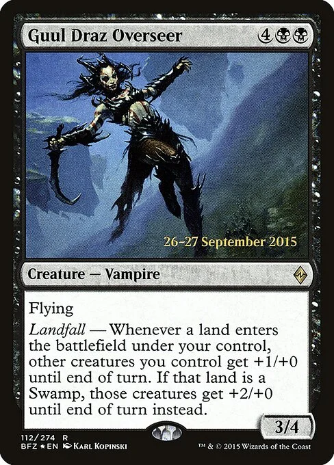 Guul Draz Overseer, carta Magic di tipo Creature — Vampire illustrata da Karl Kopinski