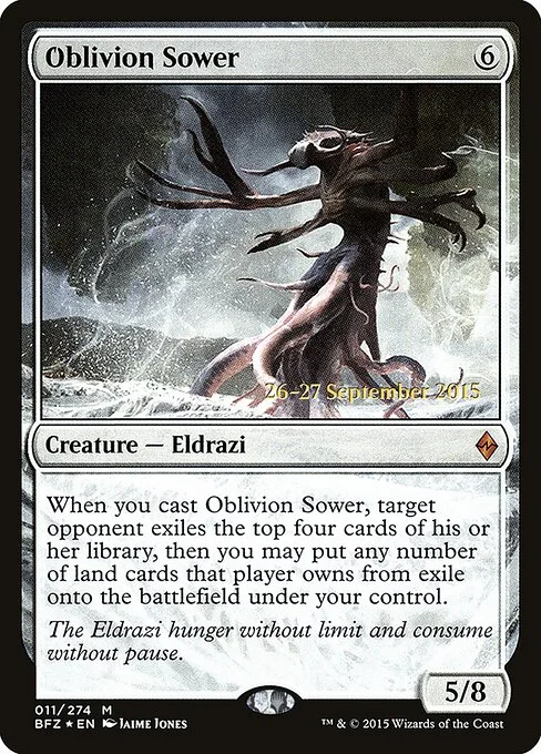 Oblivion Sower, carta Magic di tipo Creature — Eldrazi illustrata da Jaime Jones