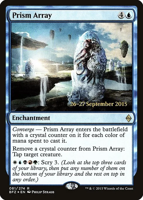 Prism Array, carta Magic di tipo Enchantment illustrata da Philip Straub