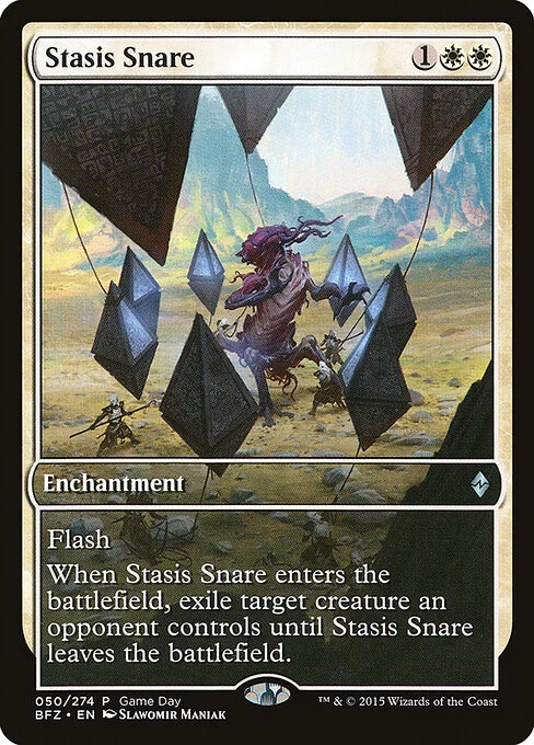 Stasis Snare, carta Magic di tipo Enchantment illustrata da Slawomir Maniak