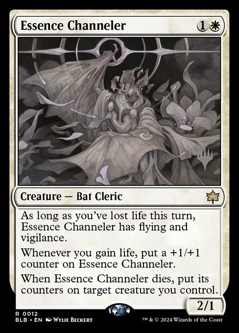 Essence Channeler, carta Magic di tipo Creature — Bat Cleric illustrata da Wylie Beckert