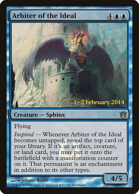 Arbiter of the Ideal, carta Magic di tipo Creature — Sphinx illustrata da Johann Bodin