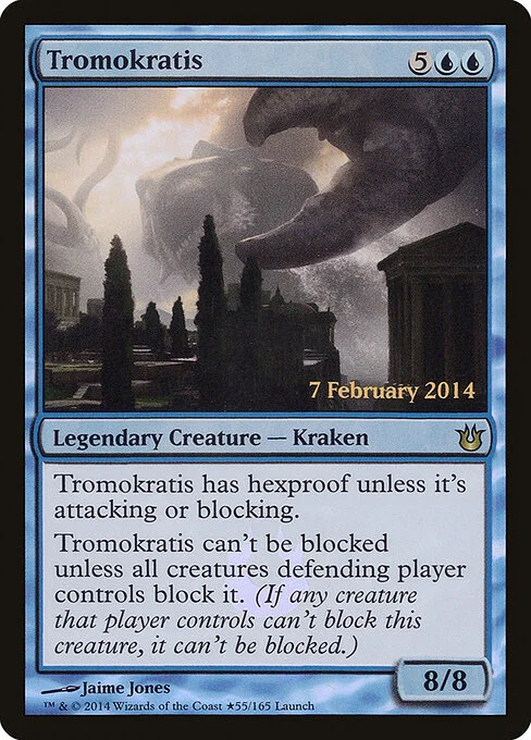 Tromokratis, carta Magic di tipo Legendary Creature — Kraken illustrata da Jaime Jones