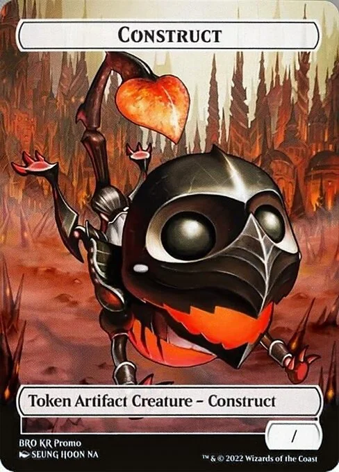 Construct, carta Magic di tipo Token Artifact Creature — Construct illustrata da Seung Hoon Na