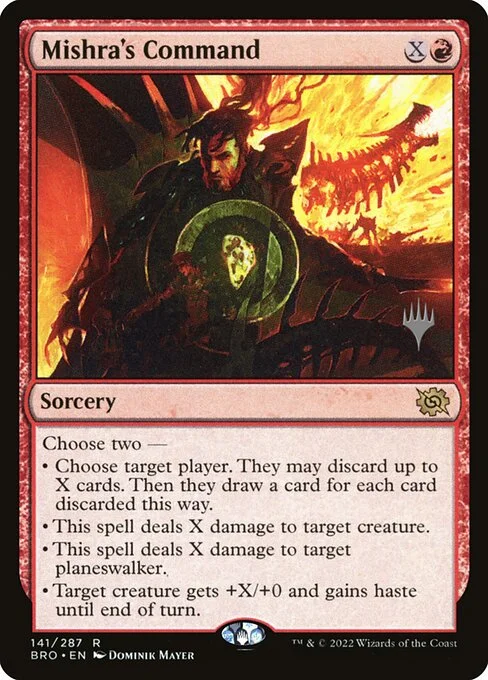 Mishra's Command, carta Magic di tipo Sorcery illustrata da Dominik Mayer