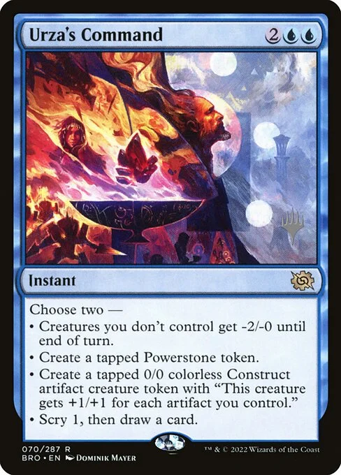 Urza's Command, carta Magic di tipo Instant illustrata da Dominik Mayer