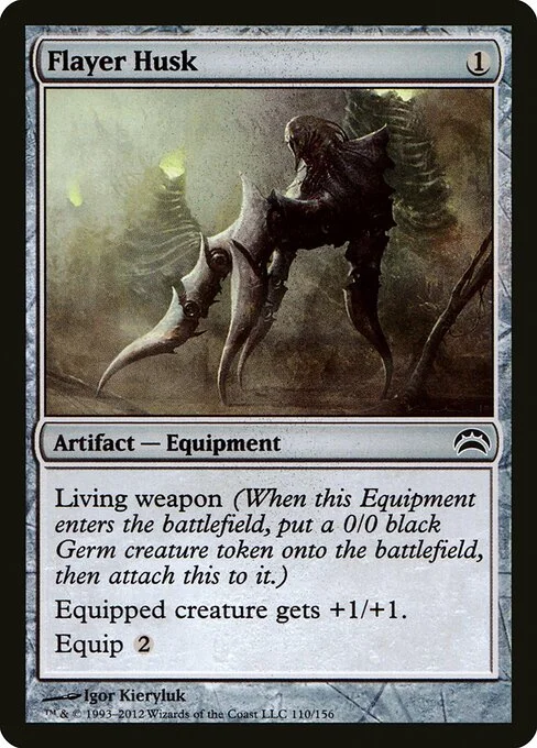 Flayer Husk, carta Magic di tipo Artifact — Equipment illustrata da Igor Kieryluk