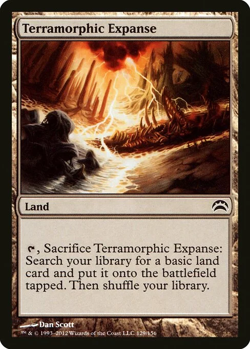 Terramorphic Expanse, carta Magic di tipo Land illustrata da Dan Murayama Scott