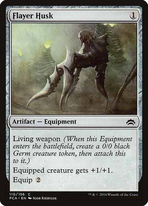 Flayer Husk, carta Magic di tipo Artifact — Equipment illustrata da Igor Kieryluk